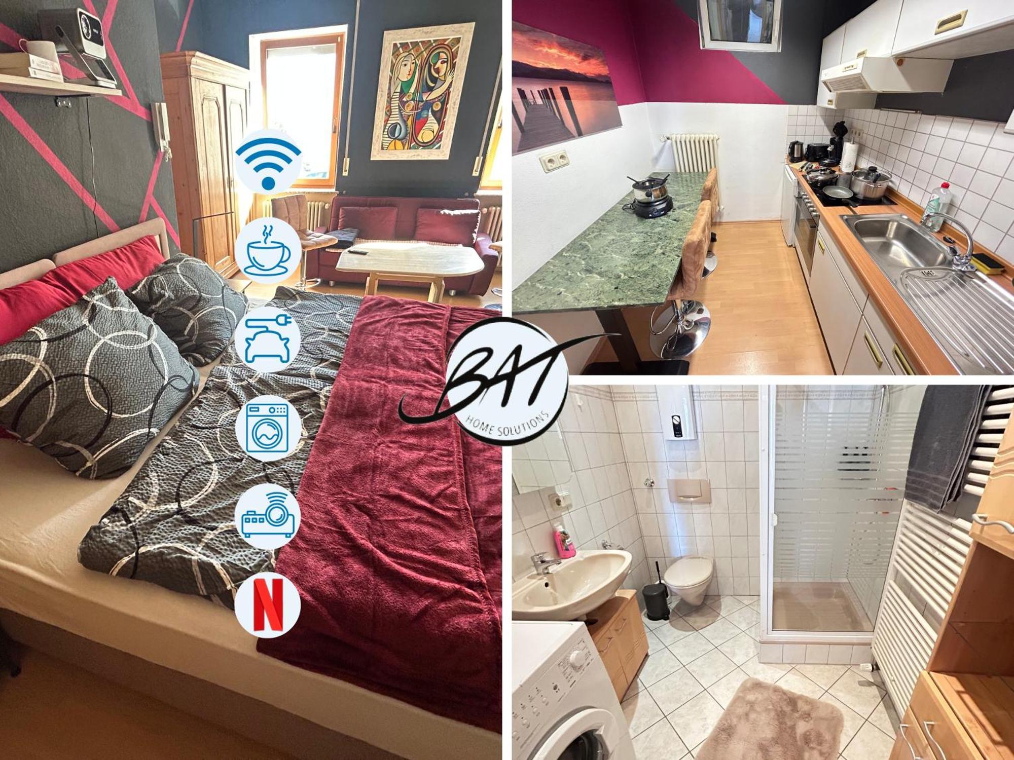 Zentrale Ferienwohnung Trier-Euren Mit Heimkino, Kueche, Wallbox & Kostenlose Fahrraeder Exteriör bild